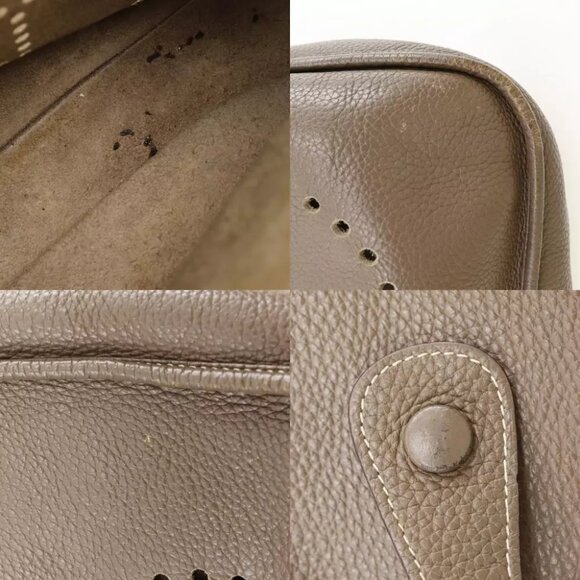 HERMES Evelyne3 GM Shoulder Bag Etope SilverHardware Taurillon Clemence Women - Picture 4 of 12